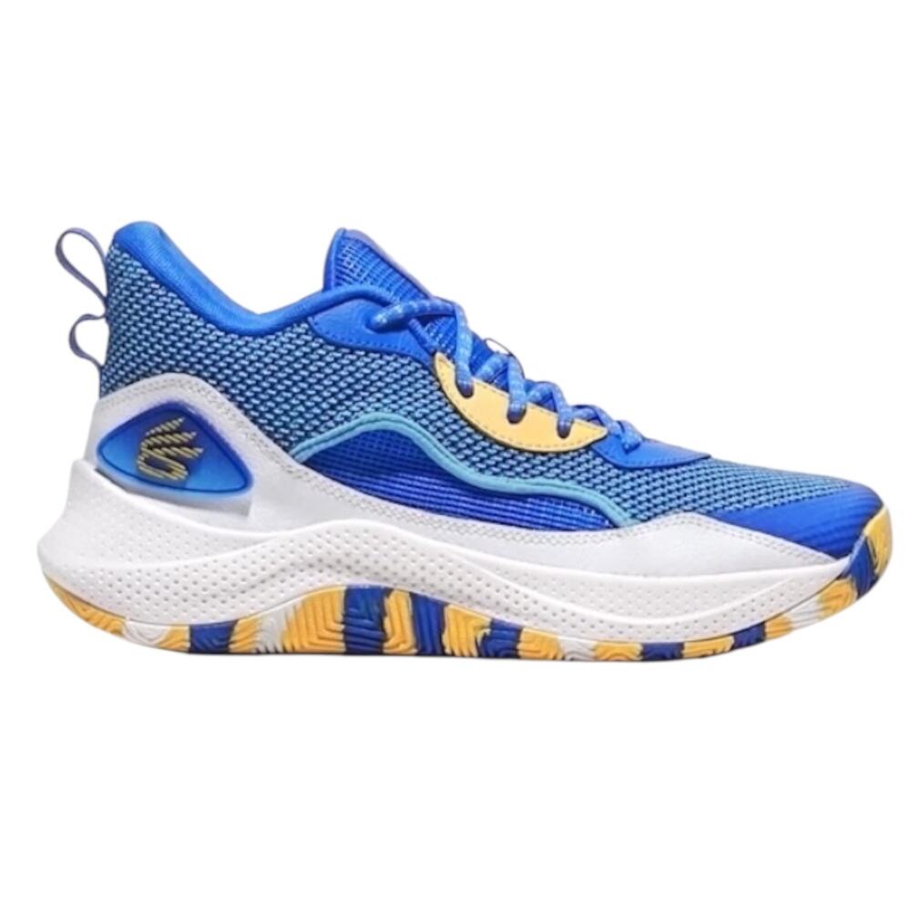 Under Armour Curry Basketball Shoes Blue and White Size 9.5